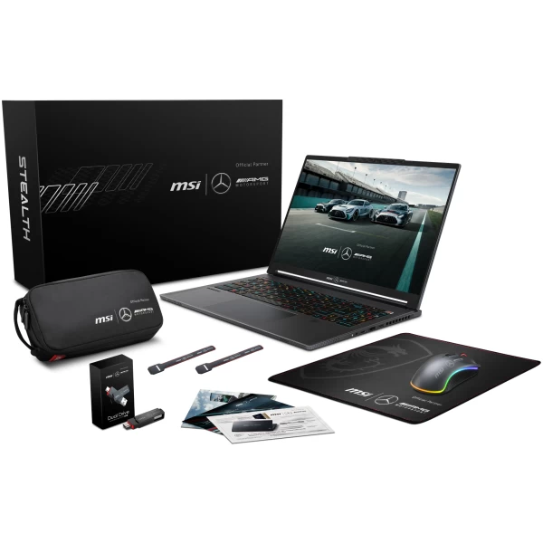 EX DEMO!! MSI Stealth 16" Mercedes-AMG Motorsport UHD+ Gaming Laptop i9 32GB 2TB RTX4070 Win11 Pro Special Limited Edition Include Bundle Gift