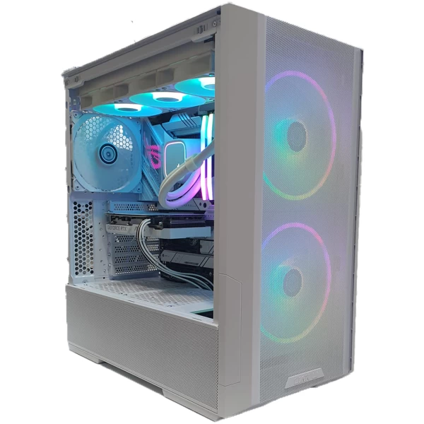 Capitol Computer RTX3060 Gaming PC (Intel i7-13700F 32GB DDR5 RAM 1TB NVMe SSD 7000 ASUS DUAL RTX3060 12G WHITE 650W Win11)