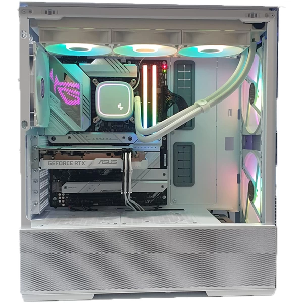 Capitol Computer RTX3060 Gaming PC (Intel i7-13700F 32GB DDR5 RAM 1TB NVMe SSD 7000 ASUS DUAL RTX3060 12G WHITE 650W Win11) - Image 2